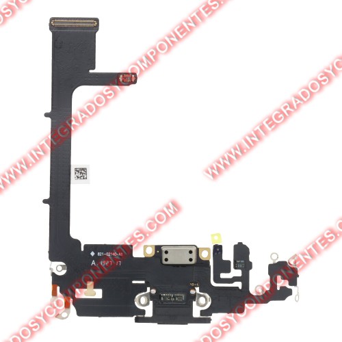 Flex De Carga Para Iphone 11 Pro Negro Calidad Premium