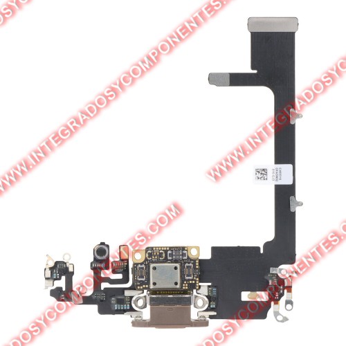 Flex De Carga Para Iphone 11 Pro Dorado Calidad Premium