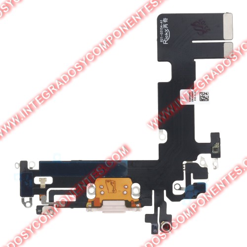 Flex De Carga Para Iphone 13 6.1&Quot; Rosa