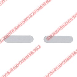Boton De Volumen Para Ipad 2022(Ipad 10th) Plata Calidad Premium