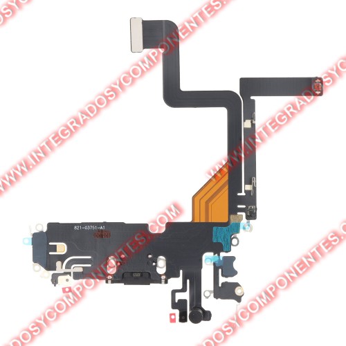 Flex De Carga Para Iphone 14 Pro Negro