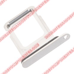 Bandeja Single Sim Para Iphone 15 Pro/15 Pro Max Blanco