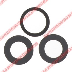 Lente De Camara Para Iphone 15 Pro Max Negro 3 Piezas En Un Juego Calidad Premium