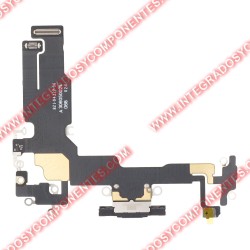Flex De Carga Para Iphone 15 Negro Calidad Premium