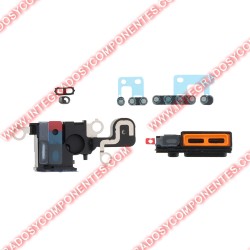 Rejilla Antipolvo Altavoz Para Iphone 15 Color Negro 6 Unidades En Un Juego