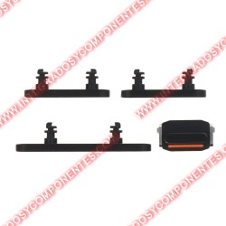 Botones Laterales Para Iphone 15/15 Plus Negro