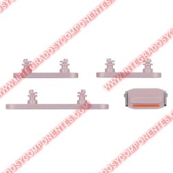 Botones Laterales Para Iphone 15/15 Plus Rosa