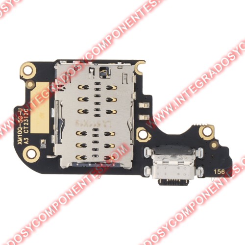 Subplaca Conector De Carga Para Xiaomi Mi 10 Lite 5g