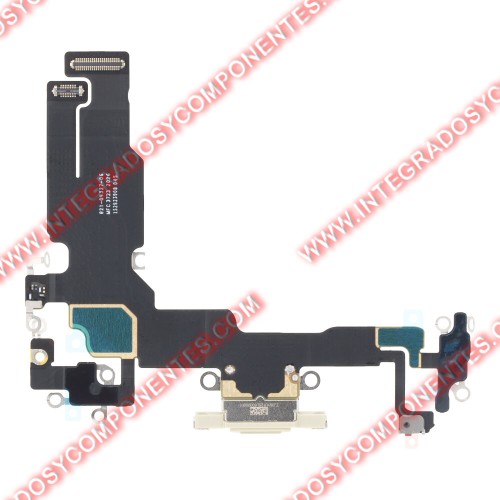 Flex De Carga Para Iphone 15 Amarillo Calidad Premium