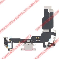 Flex De Carga Para Iphone 15 Rosa Calidad Premium