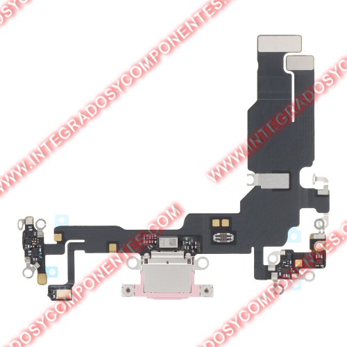Flex De Carga Para Iphone 15 Rosa Calidad Premium