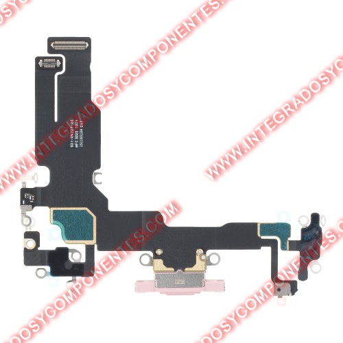 Flex De Carga Para Iphone 15 Rosa Calidad Premium