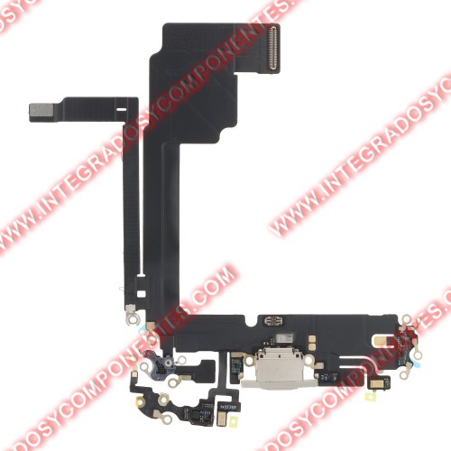Flex De Carga Para Iphone 15 Pro Max Blanco