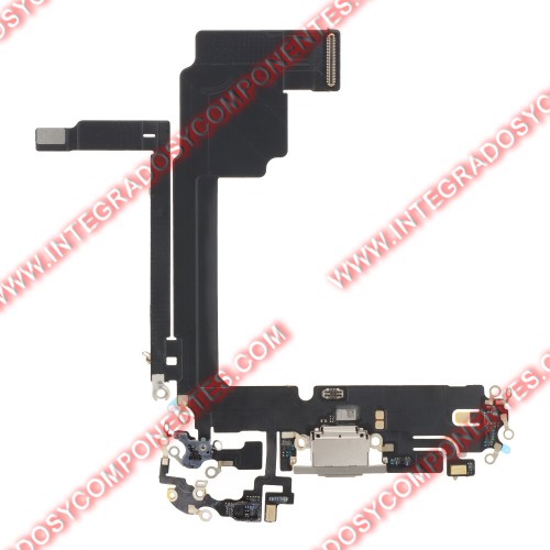 Flex De Carga Para Iphone 15 Pro Max Titanio