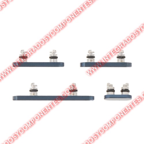 Botones Laterales Para Iphone 15 Pro/15 Pro Max Azul
