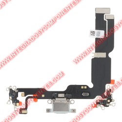 Flex De Carga Para Iphone 15 Plus Azul