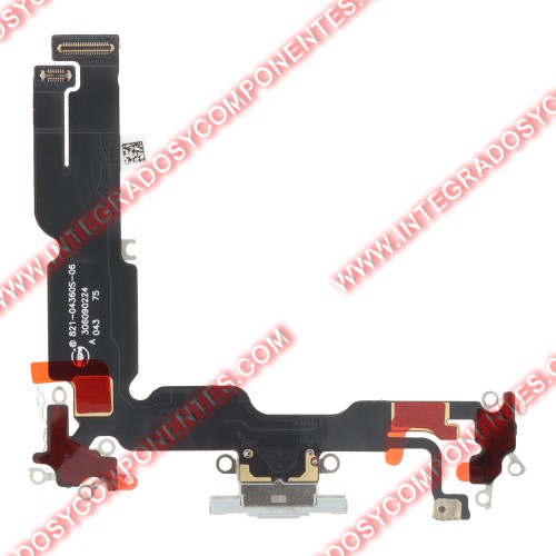 Flex De Carga Para Iphone 15 Plus Azul
