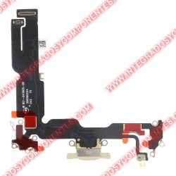 Flex De Carga Para Iphone 15 Plus Amarillo