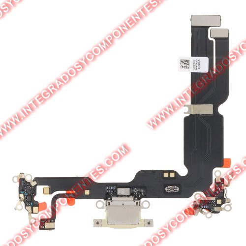 Flex De Carga Para Iphone 15 Plus Amarillo