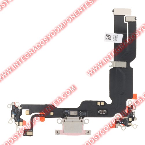 Flex De Carga Para Iphone 15 Plus Rosa