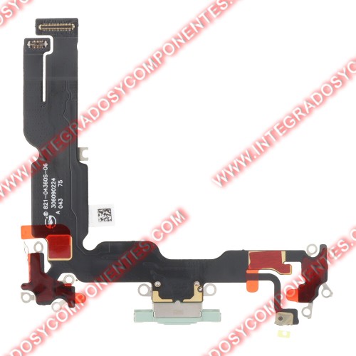 Flex De Carga Para Iphone 15 Plus Verde