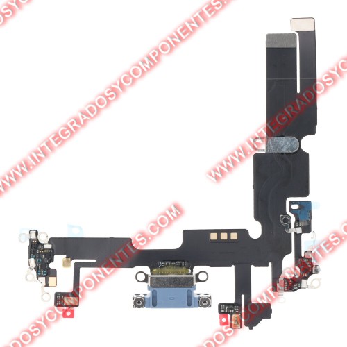 Flex De Carga Para Iphone 14 Plus Azul