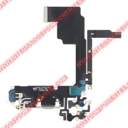 Flex De Carga Para Iphone 15 Pro Blanco