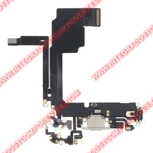 Flex De Carga Para Iphone 15 Pro Blanco