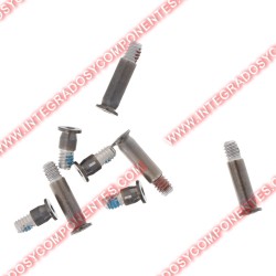 Tornillos Para Carcasa Inferior De Macbook Pro 14&Quot; 2021 A2442/Pro 16&Quot; 2021 A2485/Pro 14&Quot; 2023 A2779/Pro 16&Quot; 2023 A2780 Gris 8 Piezas En Un Juego