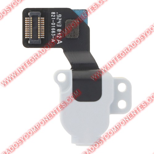 Cable Flex Conector De Auriculares Para Macbook Pro 16&Quot; 2019 A2141 2019-2020 Color Plata