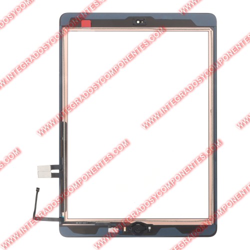 Tactil Negro Con Adhesivo Y Boton Home Para Ipad 9.7 2018(Ipad 6th)