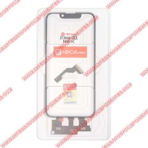 Cristal Tactil Con Oca Sin Chip Para Iphone 13 Mini 5.4&Quot; Negro