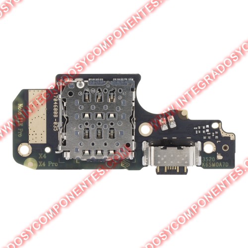 Subplaca Conector De Carga Para Xiaomi Redmi Note 11 Pro/Note 11 Pro 5g/Poco X4 Pro 5g/Note 12 Pro 4g