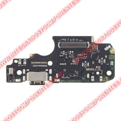 Subplaca Conector De Carga Para Xiaomi Redmi Note 11 Pro/Note 11 Pro 5g/Poco X4 Pro 5g/Note 12 Pro 4g