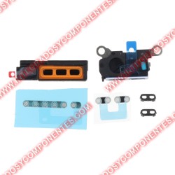 Rejilla Antipolvo Altavoz Para Iphone 15 Pro Max Color Blanco 6 Unidades En Un Juego