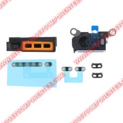 Rejilla Antipolvo Altavoz Para Iphone 15 Pro Max Color Gris 6 Unidades En Un Juego