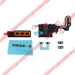 Rejilla Antipolvo Altavoz Para Iphone 15 Plus Color Blanco 6 Unidades En Un Juego