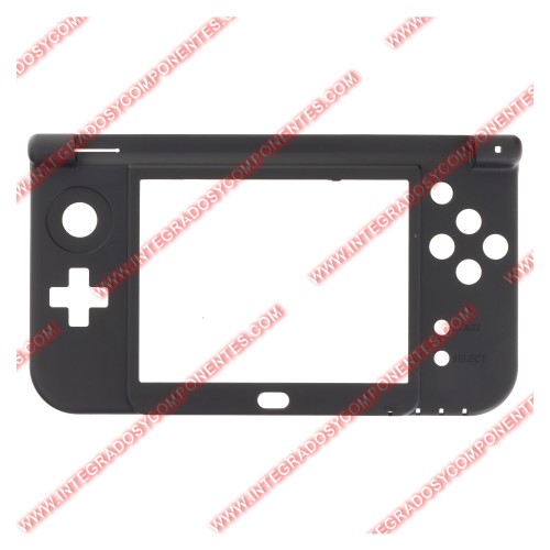Carcasa Intermedia Para Nintendo 3ds Xl Color Negro
