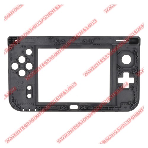 Carcasa Intermedia Para Nintendo 3ds Xl Color Negro