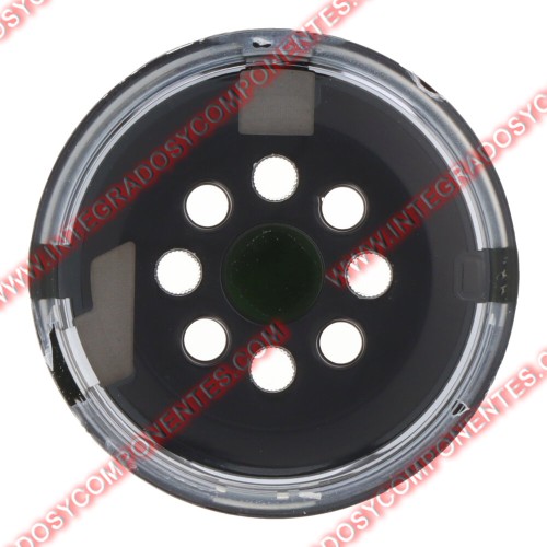 Cristal Tapa Trasera Para Apple Watch Series 9 41mm Negro Calidad Premium