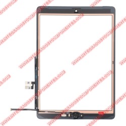 Tactil Negro Con Adhesivo Y Boton Home Para Ipad 10.2 2021(Ipad 9th)