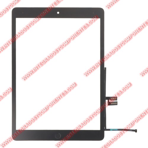 Tactil Negro Con Adhesivo Y Boton Home Para Ipad 10.2 2021(Ipad 9th)