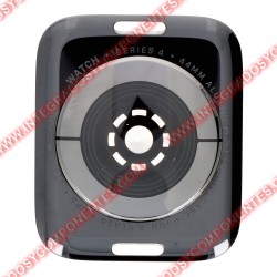 Tapa Trasera Con Carga Inalambrica Para Apple Watch Series 4 44mm Lte Negro Calidad Premium