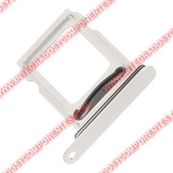 Bandeja Dual Sim Para Iphone 15 Pro/15 Pro Max Blanco