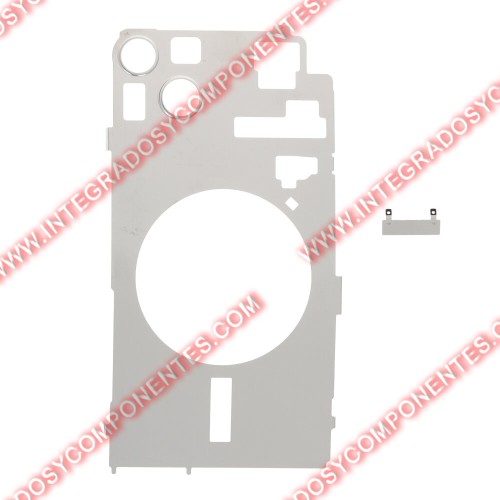 Soporte Tapa Trasera Para Iphone 15 Plus 2 Piezas En Un Juego