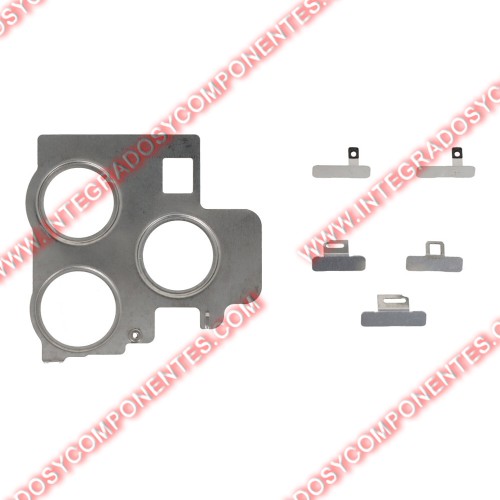 Soporte Tapa Trasera Para Iphone 15 Pro Max 6 Piezas En Un Juego