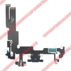 Flex De Carga Para Iphone 14 Plus Negro