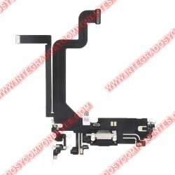 Flex De Carga Para 14 Pro Max Negro Calidad Premium