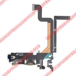 Flex De Carga Para Iphone 14 Pro Max Dorado