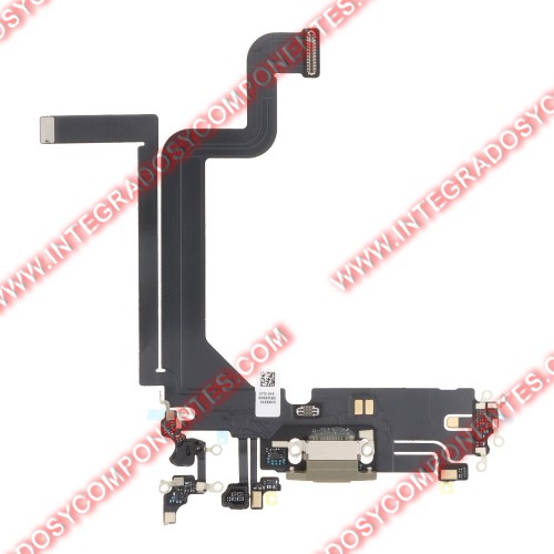 Flex De Carga Para Iphone 14 Pro Max Dorado